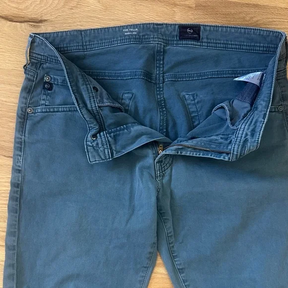 AG The Tellis Men's Blue Chinos - Picture 2 of 9